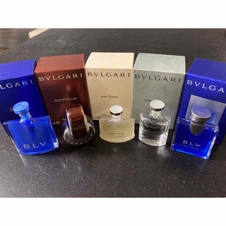 ブルガリ(BVLGARI)のブルガリ 香水 ミニボトル 5ml 5本セット(ユニセックス)