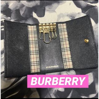 BURBERRY - 【期間限定】BURBERRY キーケース4連 定番ノバチェック