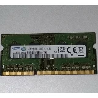 サムスン(SAMSUNG)のサムスン製メモリ DDR3L 1600MHz 4GB SO-DIMM(PCパーツ)