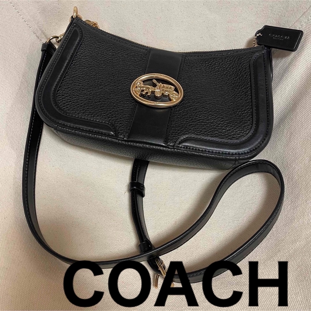 極美品‼️コーチ COACH ジョージー ダビー斜めがけショルダーバッグ-