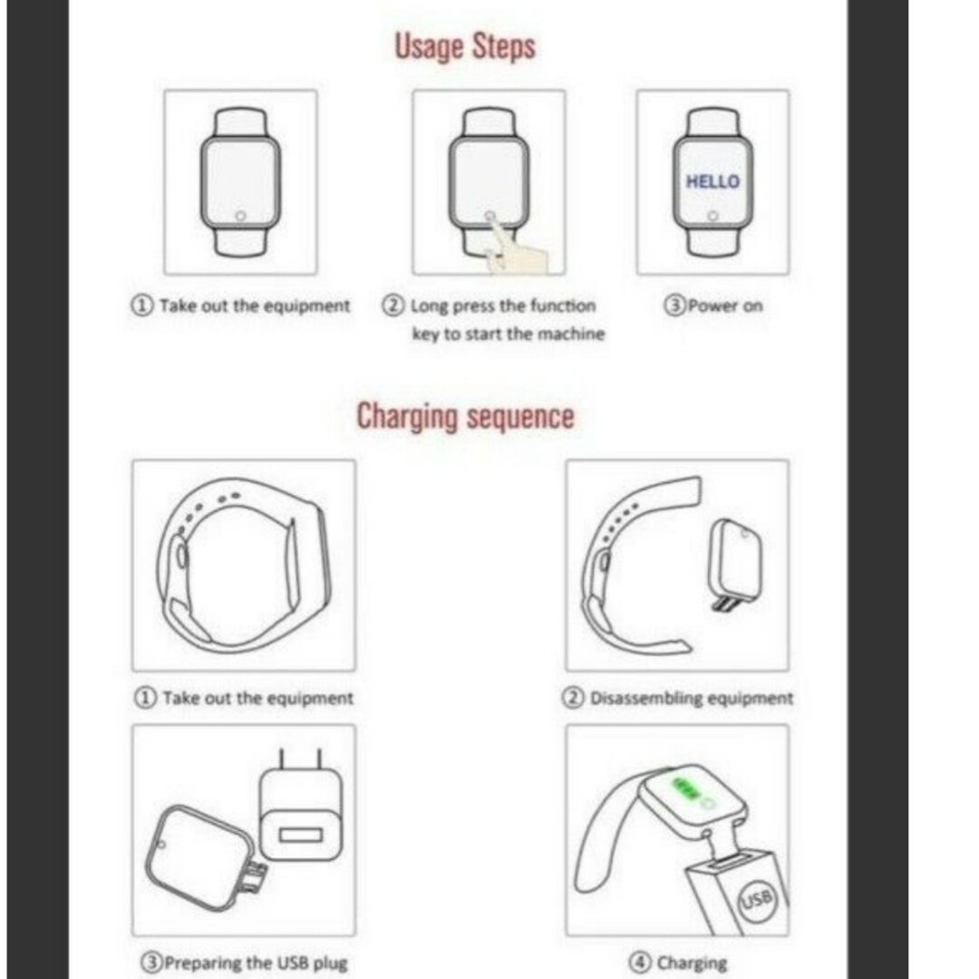 スマートウォッチ(値引き可能） スマホ/家電/カメラのスマホ/家電/カメラ その他(その他)の商品写真