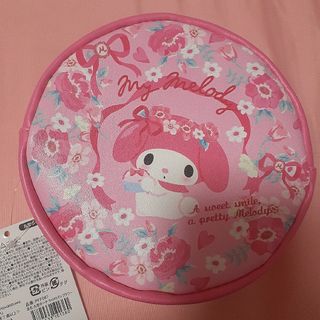 マイメロディ(マイメロディ)のマイメロディ My Melody 丸形ポーチ ピンク コスメ気分 円形(ポーチ)