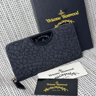 未使用 Vivienne Westwood 二つ折り財布 花柄 フラワー 青 赤