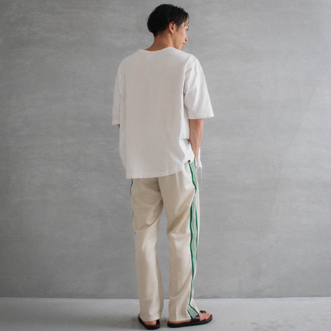 Needles - Needles Track Pant BORN FREE 別注 M WHITEの通販 by