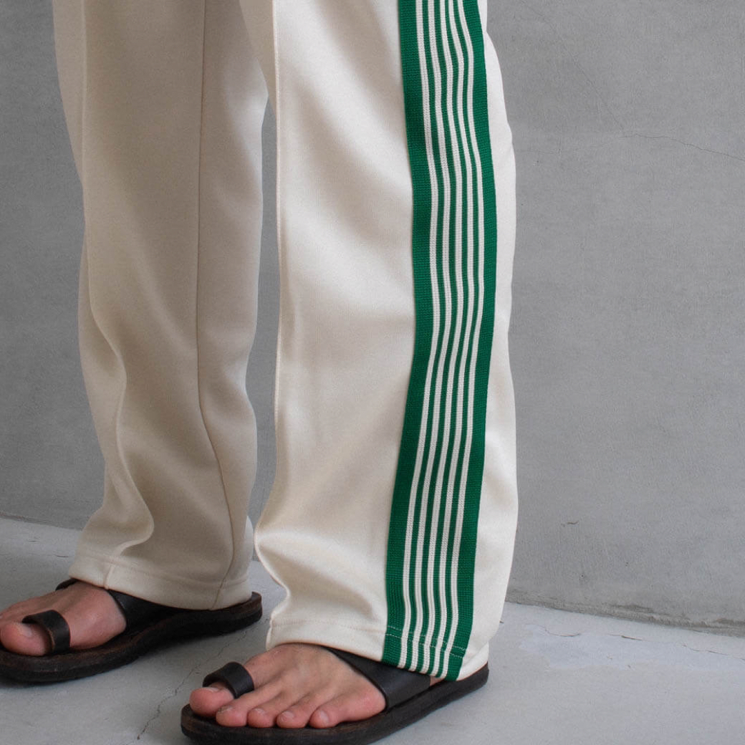 Needles - Needles Track Pant BORN FREE 別注 M WHITEの通販 by