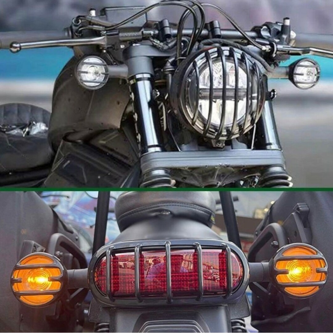 レブル向け ライトカバー フロント&テールランプ&ウインカーカバー お得品