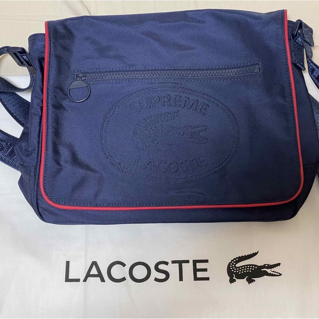 Supreme(シュプリーム)のSupreme Lacoste メッセンジャーバッグ 19FW navy メンズのバッグ(メッセンジャーバッグ)の商品写真