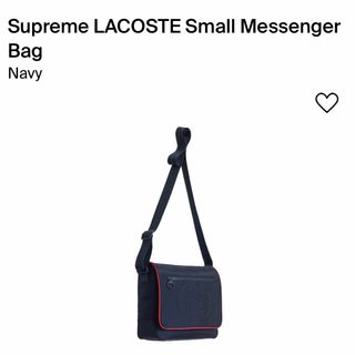 シュプリーム(Supreme)のSupreme Lacoste メッセンジャーバッグ 19FW navy(メッセンジャーバッグ)