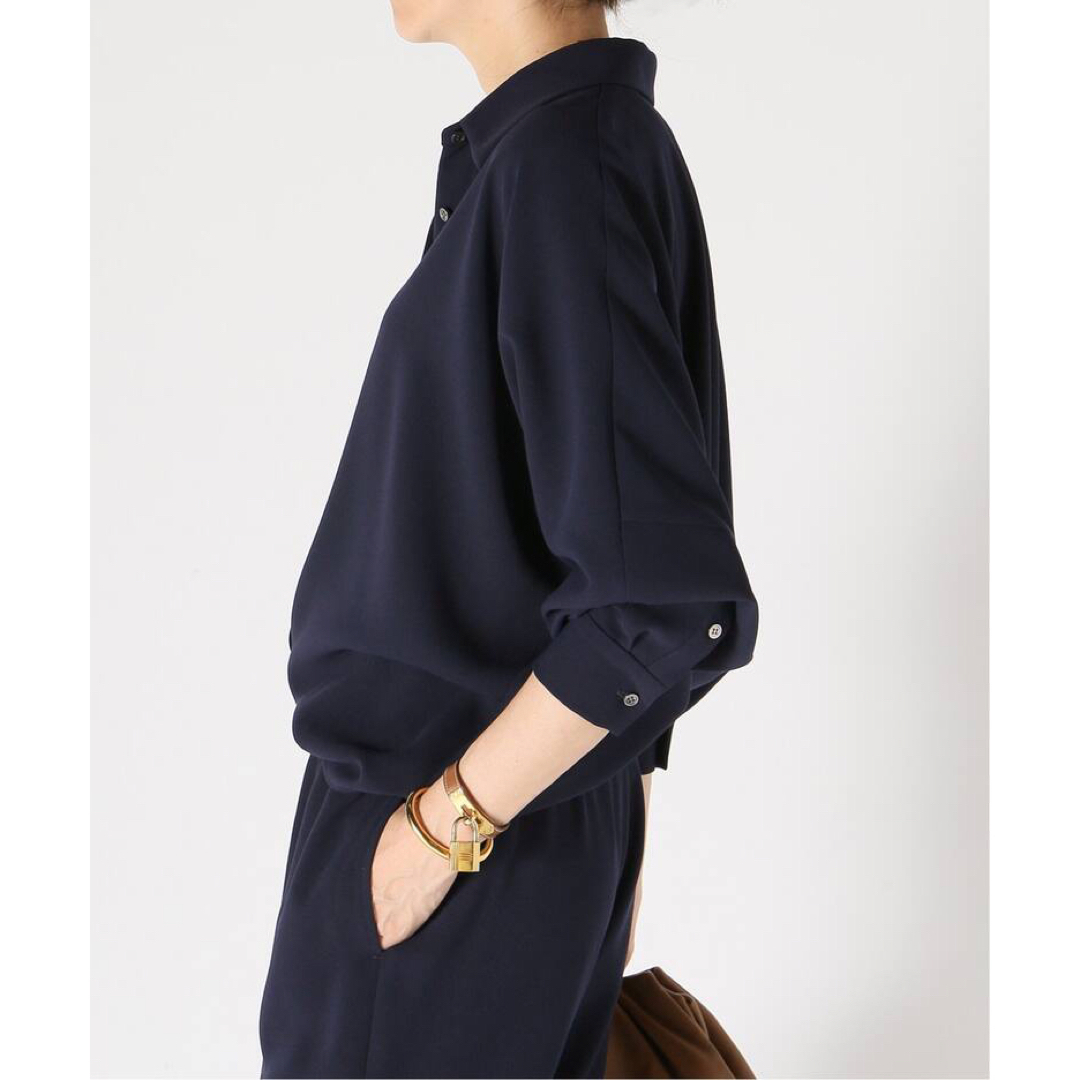 L'Appartement DEUXIEME CLASSE(アパルトモンドゥーズィエムクラス)のCol Pierrot/コルピエロ　Dolman sleeve シャツ レディースのトップス(シャツ/ブラウス(長袖/七分))の商品写真