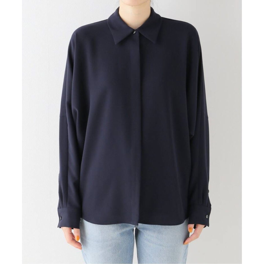 L'Appartement DEUXIEME CLASSE(アパルトモンドゥーズィエムクラス)のCol Pierrot/コルピエロ　Dolman sleeve シャツ レディースのトップス(シャツ/ブラウス(長袖/七分))の商品写真