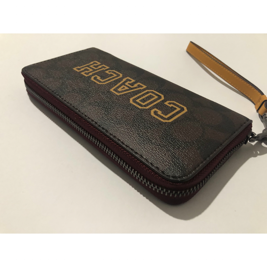 K 新品未使用 CB856 COACH コーチ 長財布 ブラウン