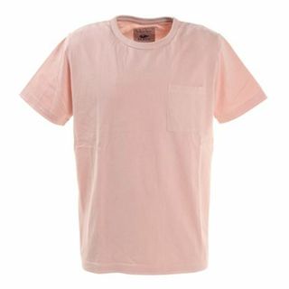 新品エルケクス ELKEX SUPIMA クルーネック 半袖Tシャツ ピンク L(Tシャツ/カットソー(半袖/袖なし))