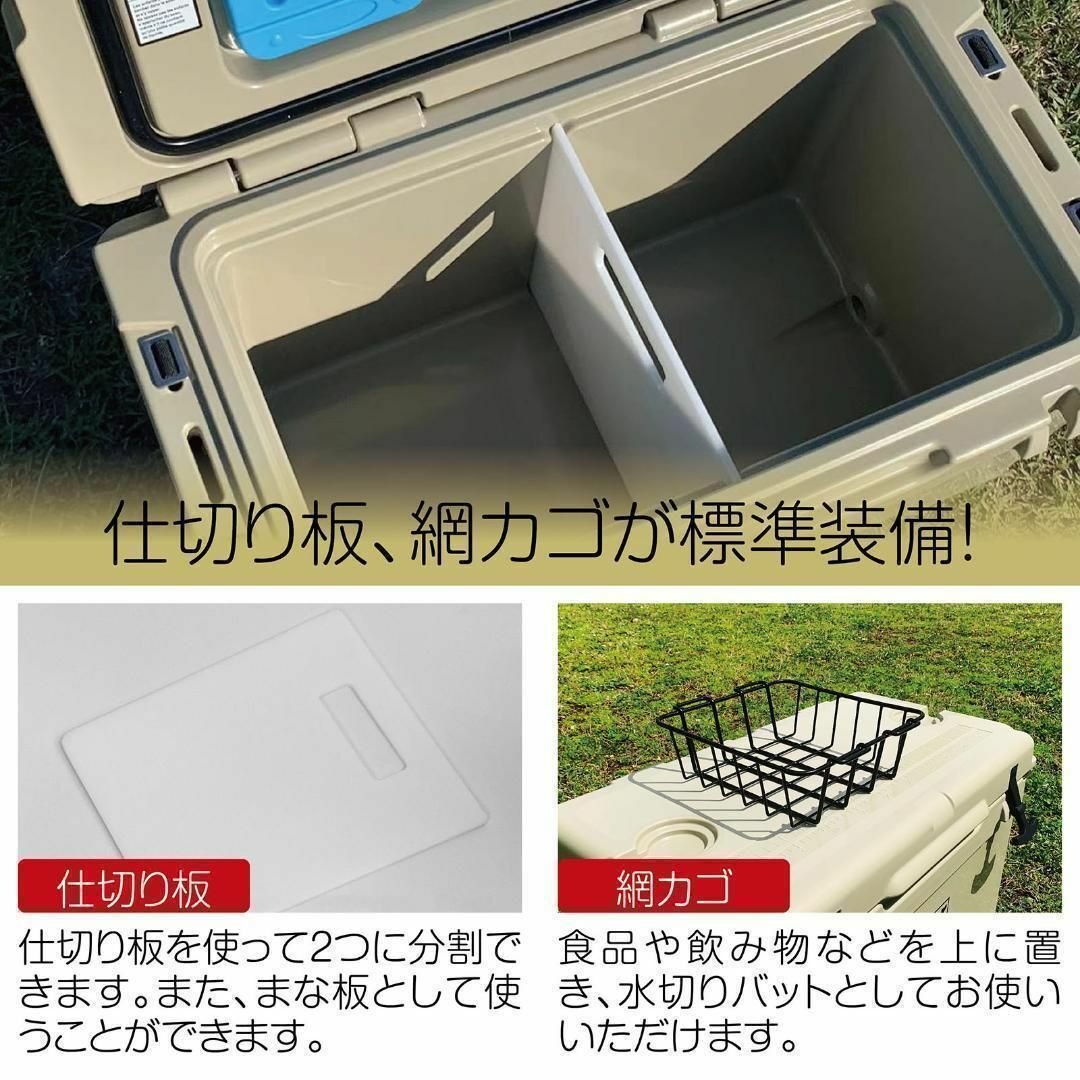 Neer グレイシャーズクーラーボックス 25QT 23.6L タン 1646 スポーツ/アウトドアのフィッシング(釣り糸/ライン)の商品写真