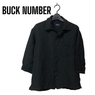 バックナンバー(BACK NUMBER)の美品‼️BACK NUMBER バックナンバー　メンズ　シャツ 黒 レディース(シャツ)