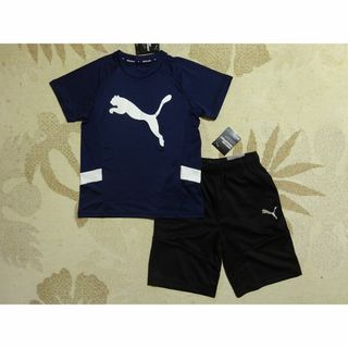 プーマ(PUMA)の新品★PUMA プーマ★150★快適!!半袖Ｔシャツ ハーフパンツ★上下★紺/黒(その他)