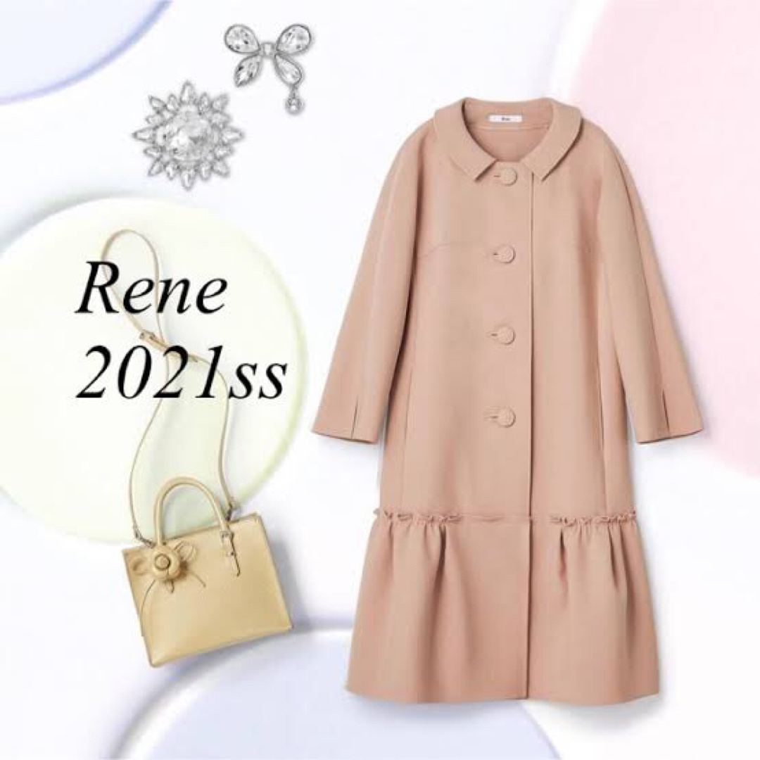 ルネ Rene ウォータープルーフ ストレッチコート 34