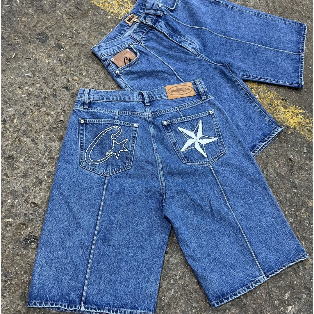 Corteiz C-STAR DENIM - JORTS (デニムショーツ