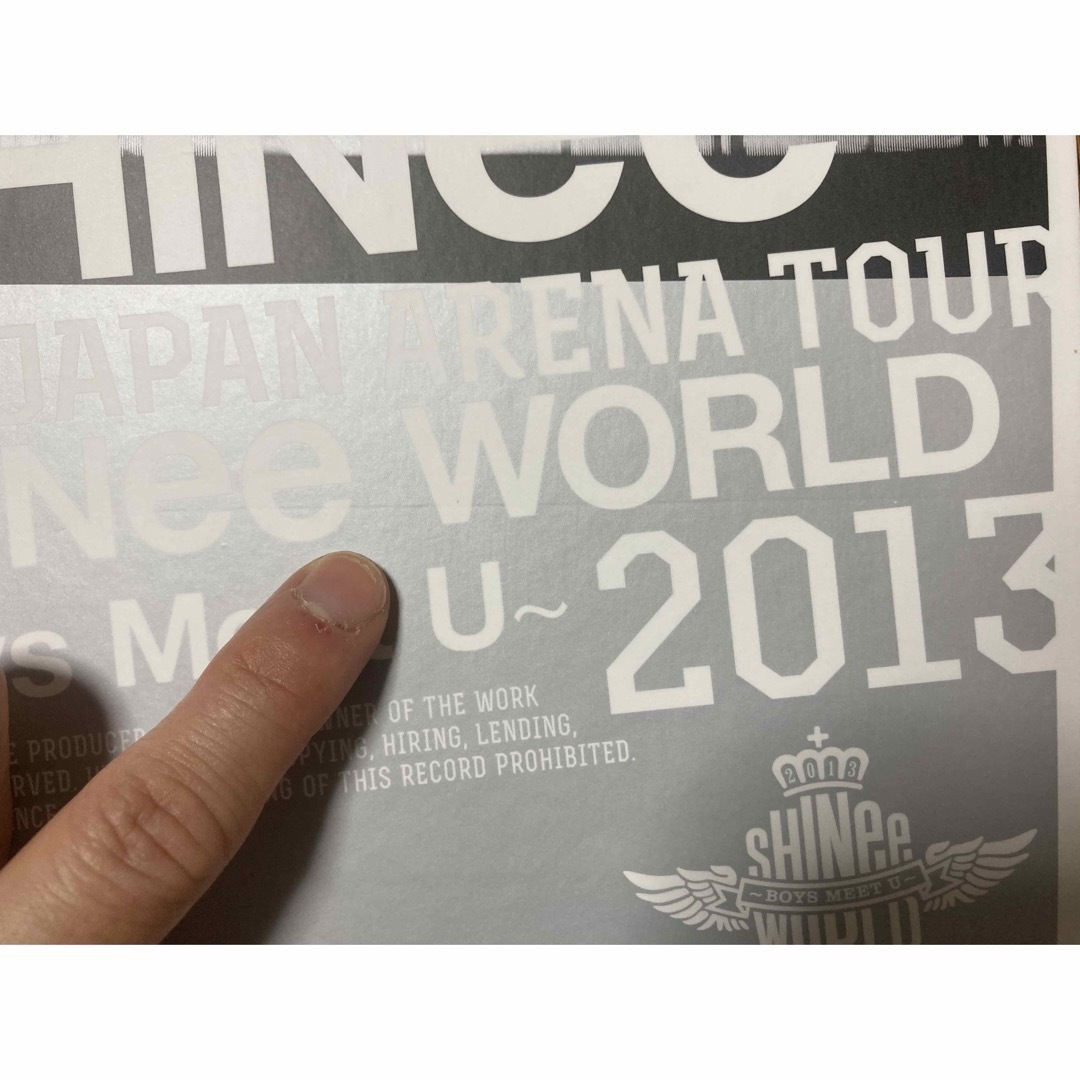 SHINee(シャイニー)のJAPAN　ARENA　TOUR　SHINee　WORLD　2013～Boys　 エンタメ/ホビーのDVD/ブルーレイ(ミュージック)の商品写真