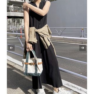 Spick & Span - Spick&Span ダブルフェイス フーディワンピースの通販