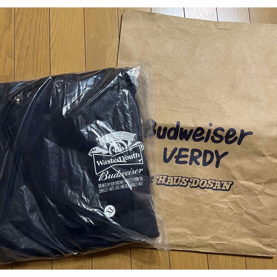 韓国 verdy wastedyouth budweiser パーカー　フーディ