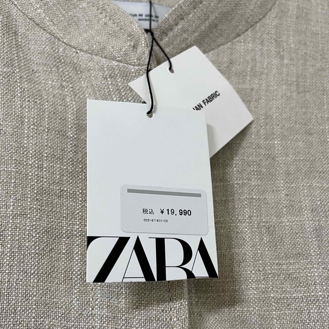 ZARA ZARA オーバーサイズ リネンブレンド ボンバージャケット M サンドベージュの通販 by @rat｜ザラならラクマ