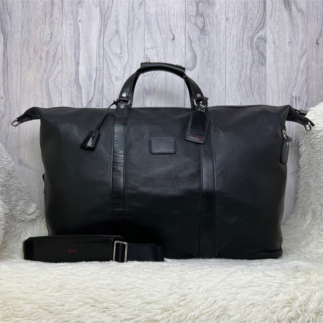 美品】✨TUMI レザービジネスバック ボストン - ビジネスバッグ