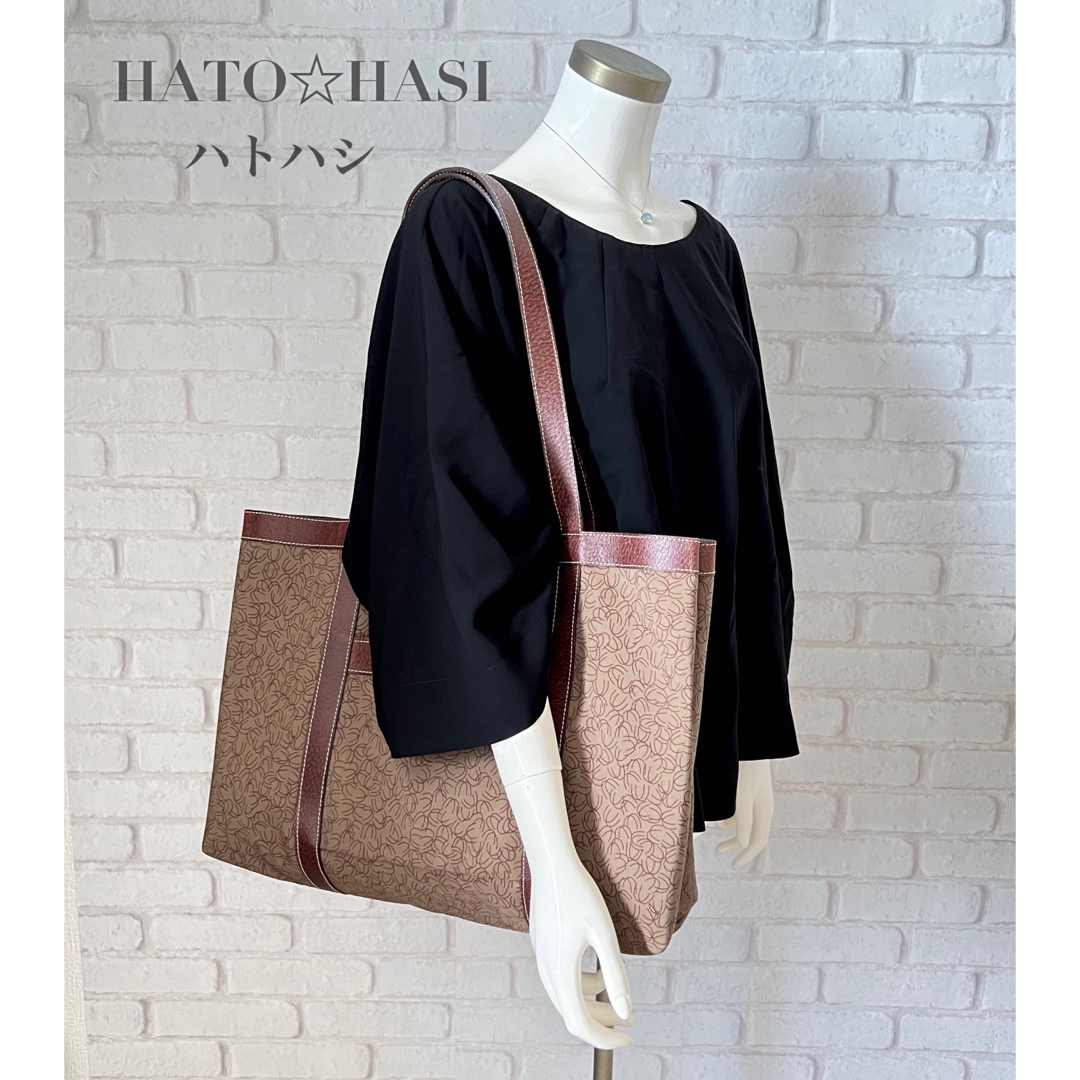 147 希少品 ハトハシ hato☆hasi トートバッグ ハンドバッグ レディースのバッグ(ハンドバッグ)の商品写真