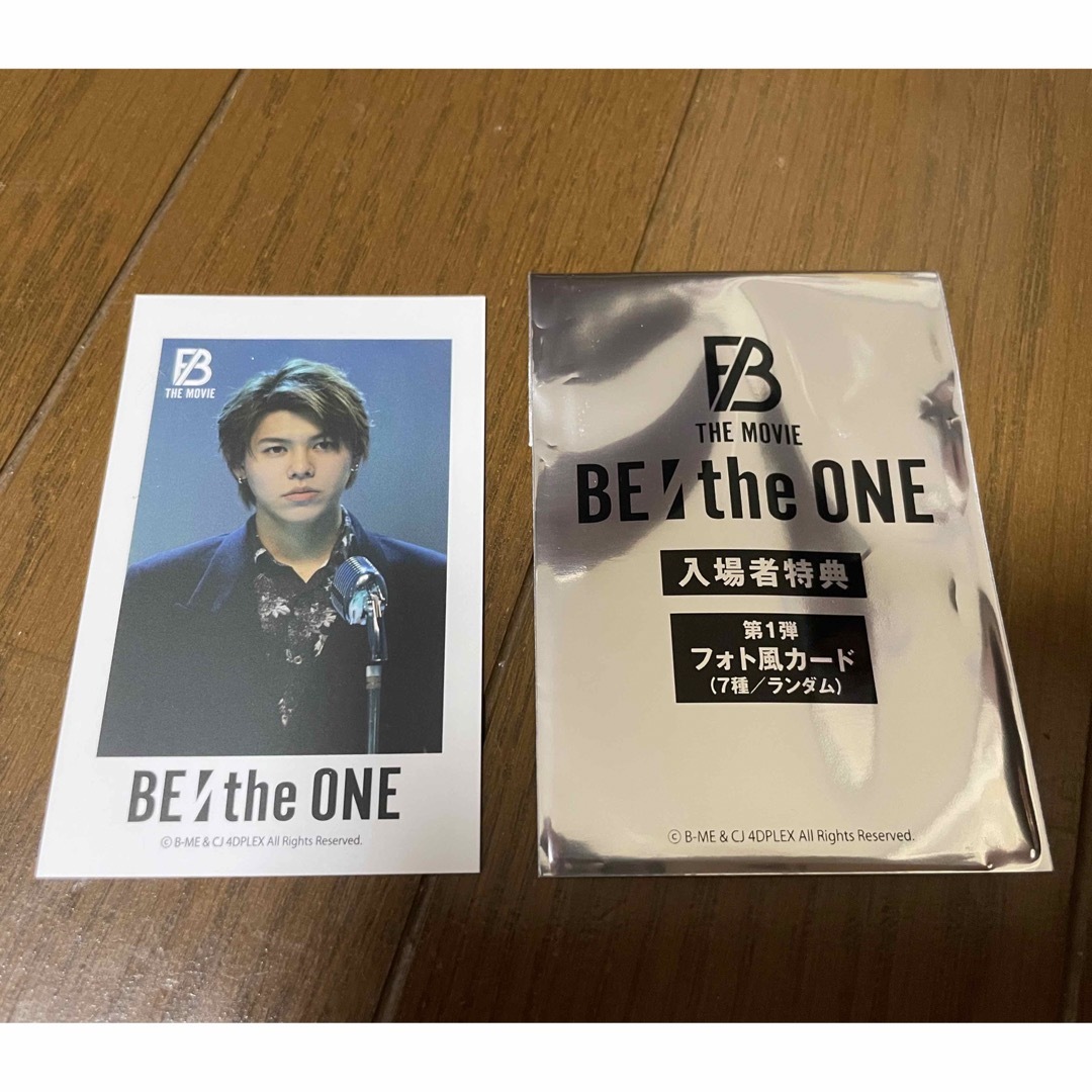 BE the ONE 入場者特典　フォト風カード　LEO エンタメ/ホビーのタレントグッズ(アイドルグッズ)の商品写真