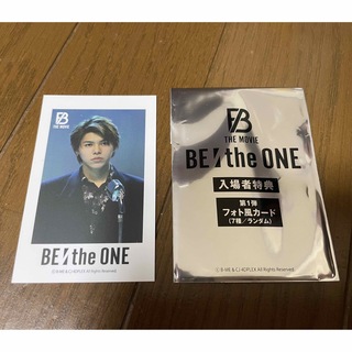 BE the ONE 入場者特典　フォト風カード　LEO(アイドルグッズ)