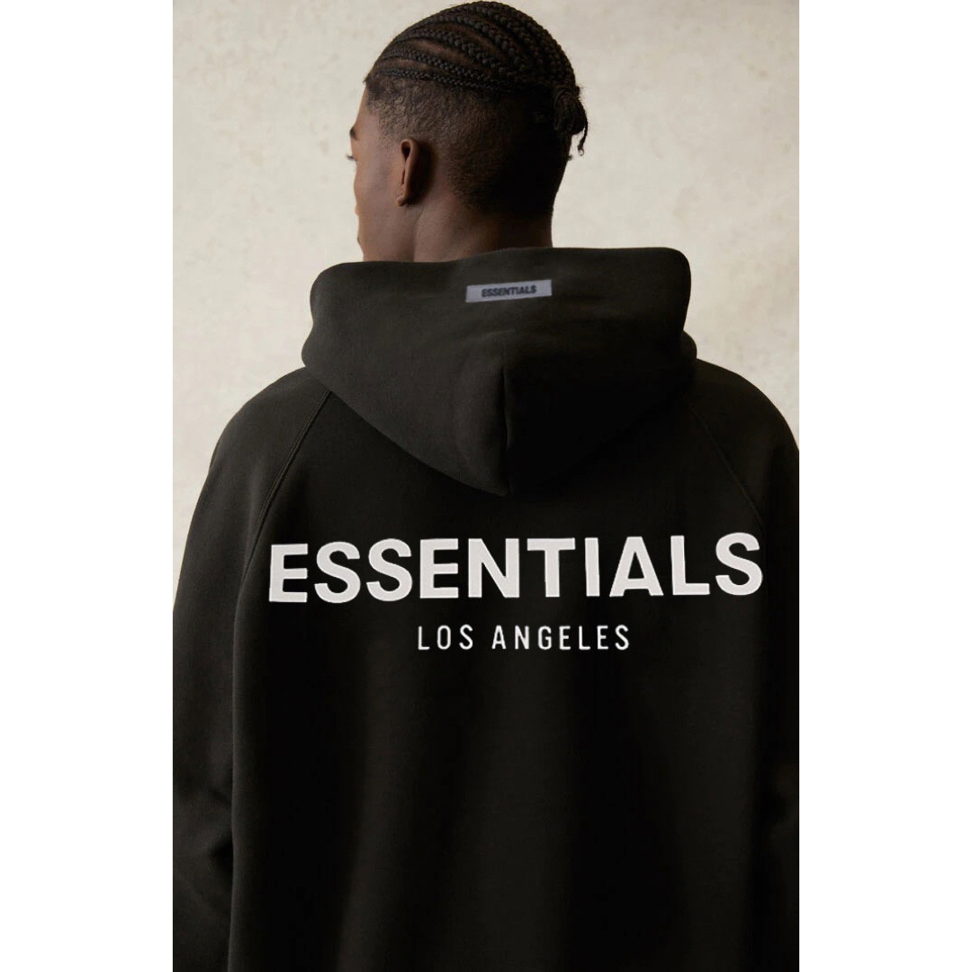 Essential(エッセンシャル)の新品Essentials リフレクティブ 高級感パーカー男女兼用ビッグロゴ メンズのトップス(パーカー)の商品写真