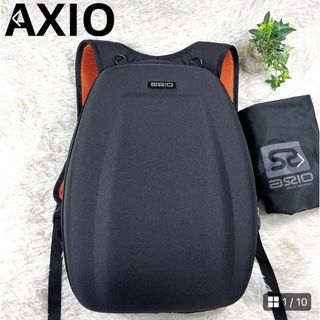 美品【AXIO】リュック 自転車 バイク パソコン A4収納 多機能 ブラック