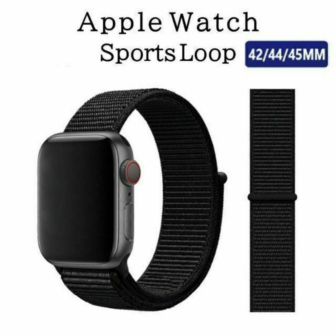 Apple Watch バンド ＃1 ブラック 42/44/45 | フリマアプリ ラクマ