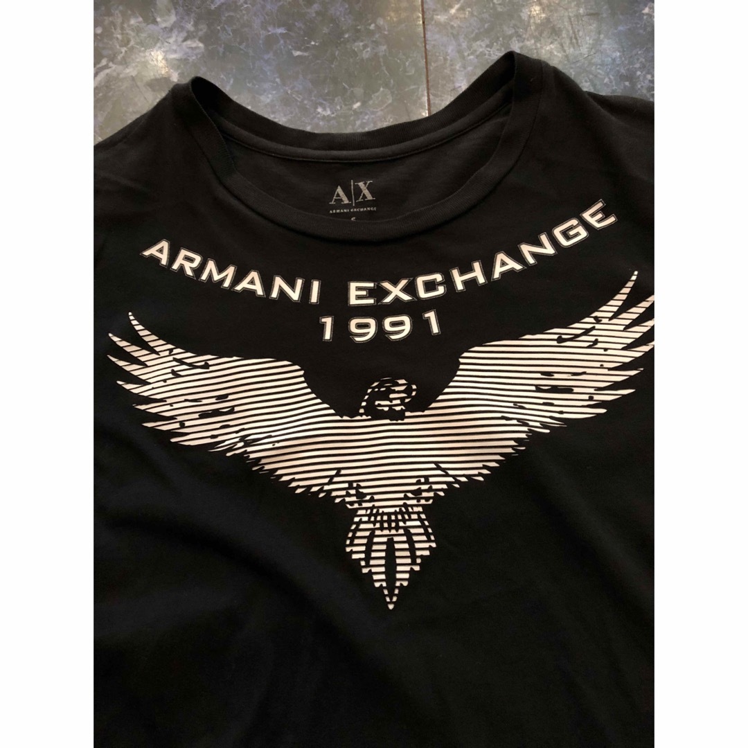 ARMANI EXCHANGE(アルマーニエクスチェンジ)のアルマーニ　エクスチェンジ　ARMANI EXCHANGE ロゴ入りTシャツ メンズのトップス(Tシャツ/カットソー(半袖/袖なし))の商品写真