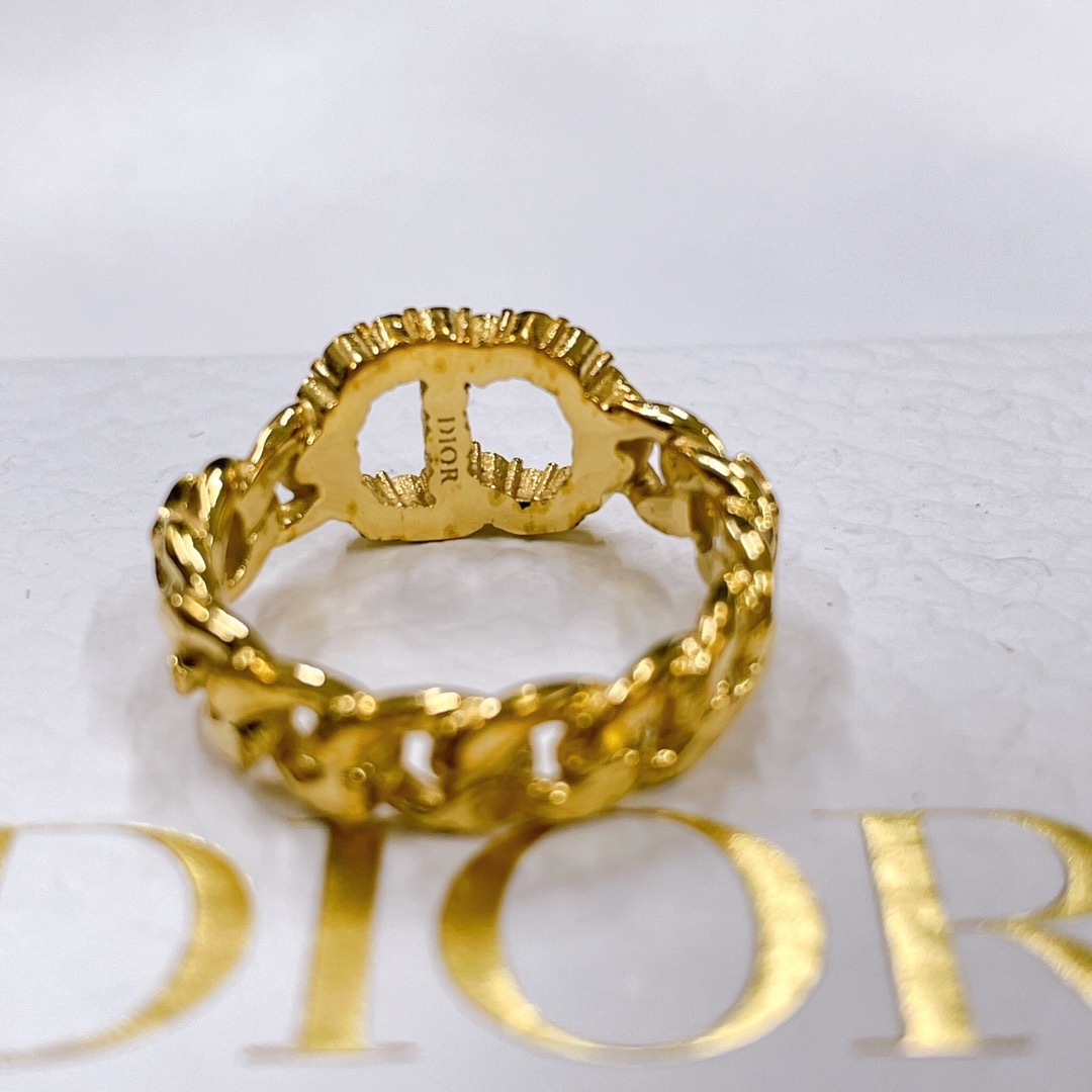 Christian Dior(クリスチャンディオール)のディオール　リング　クレールディーリュヌ　GP ゴールド　サイズL  レディースのアクセサリー(リング(指輪))の商品写真