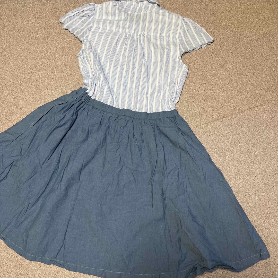 mezzo piano junior(メゾピアノジュニア)のmezzo piano junior☆ワンピース　165 キッズ/ベビー/マタニティのキッズ服女の子用(90cm~)(ワンピース)の商品写真