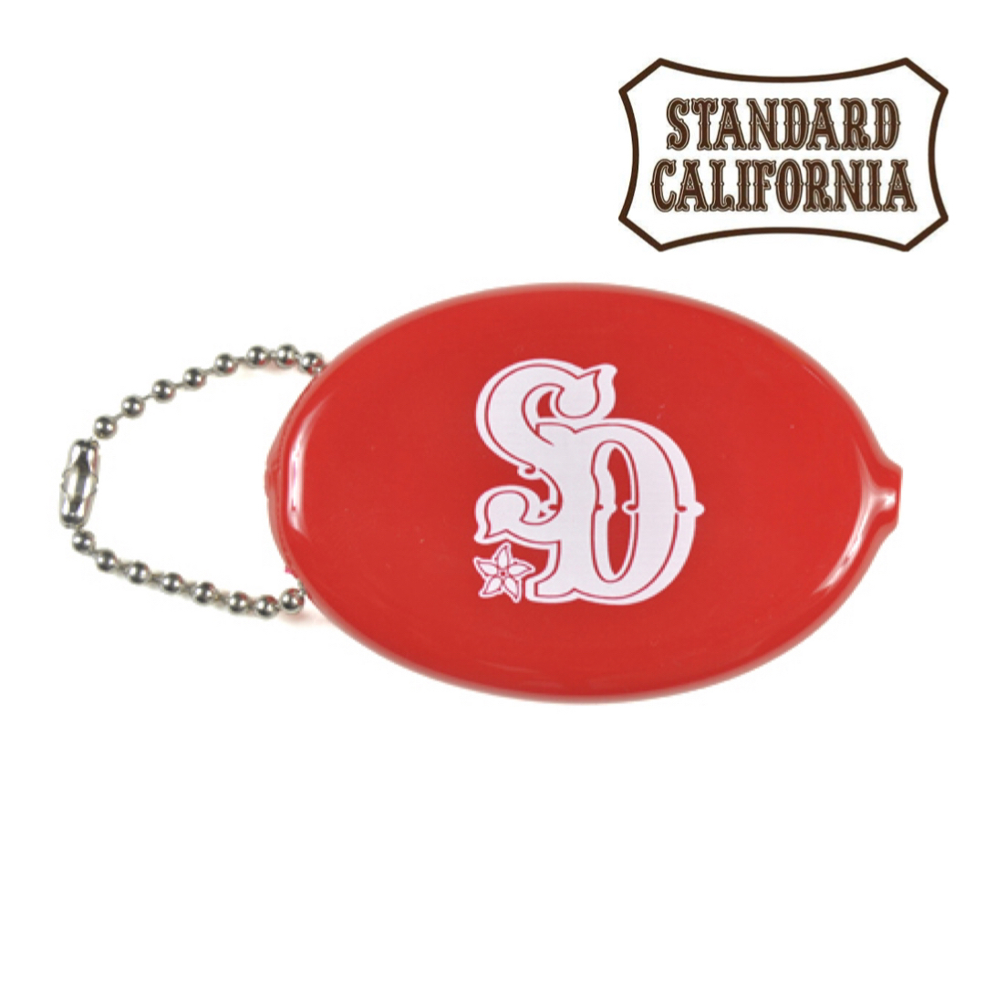 STANDARD CALIFORNIA(スタンダードカリフォルニア)のスタンダードカリフォルニア　コインケース/スタカリ RED キムタク メンズのファッション小物(コインケース/小銭入れ)の商品写真