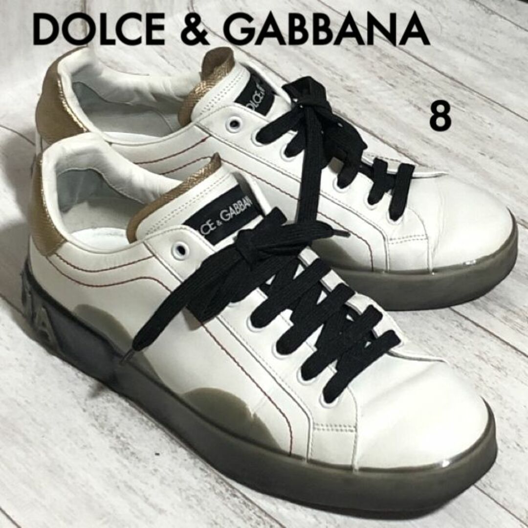 DOLCE&GABBANA(ドルチェアンドガッバーナ)のDOLCE&GABBANA スニーカー 8/ドルチェ＆ガッバーナ ドルガバ 伊製 メンズの靴/シューズ(スニーカー)の商品写真