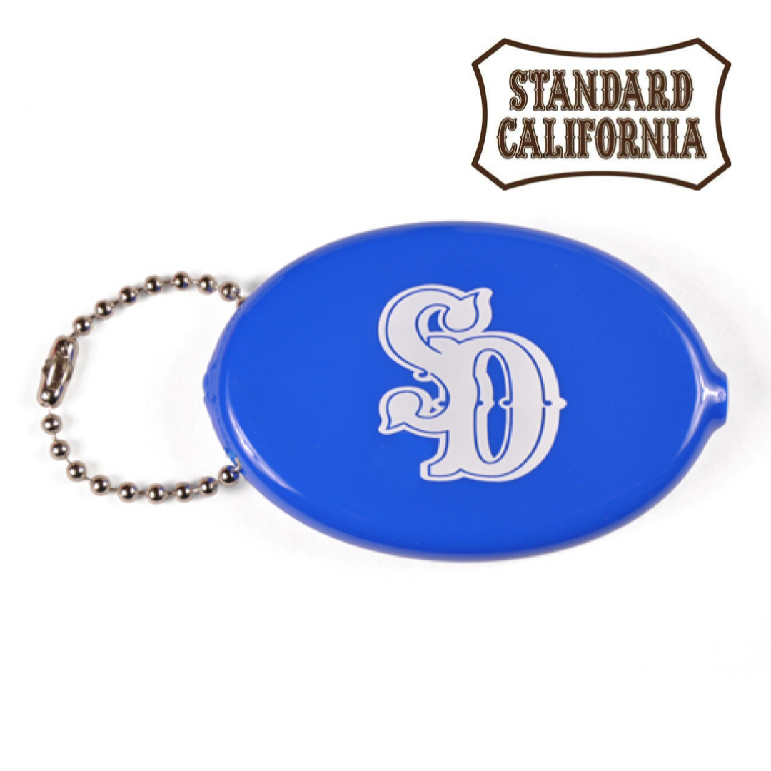 STANDARD CALIFORNIA(スタンダードカリフォルニア)のスタンダードカリフォルニア　コインケース/スタカリ BLUE キムタク メンズのファッション小物(コインケース/小銭入れ)の商品写真