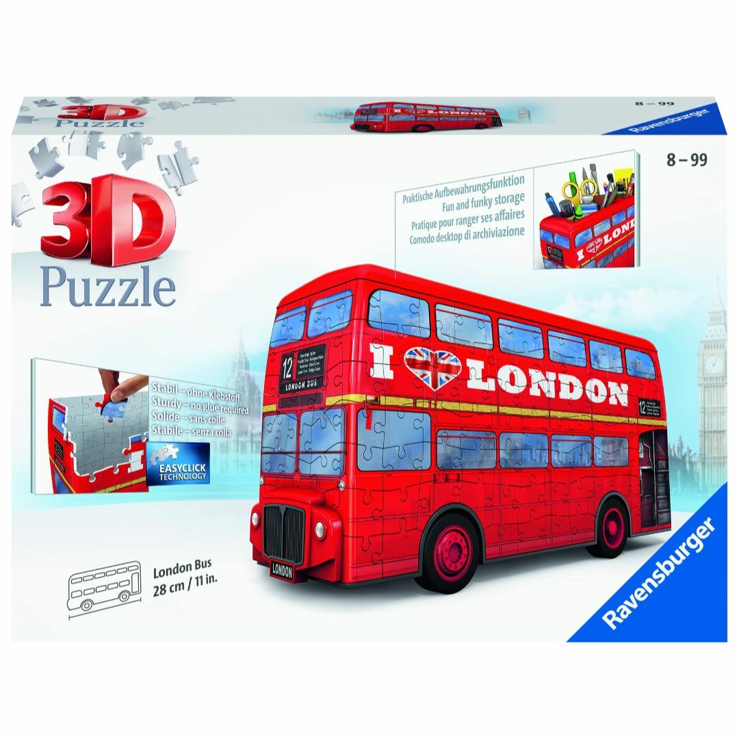 Ravensburger ラベンスバーガー 216ピース 3Dパズル ロンドンバ