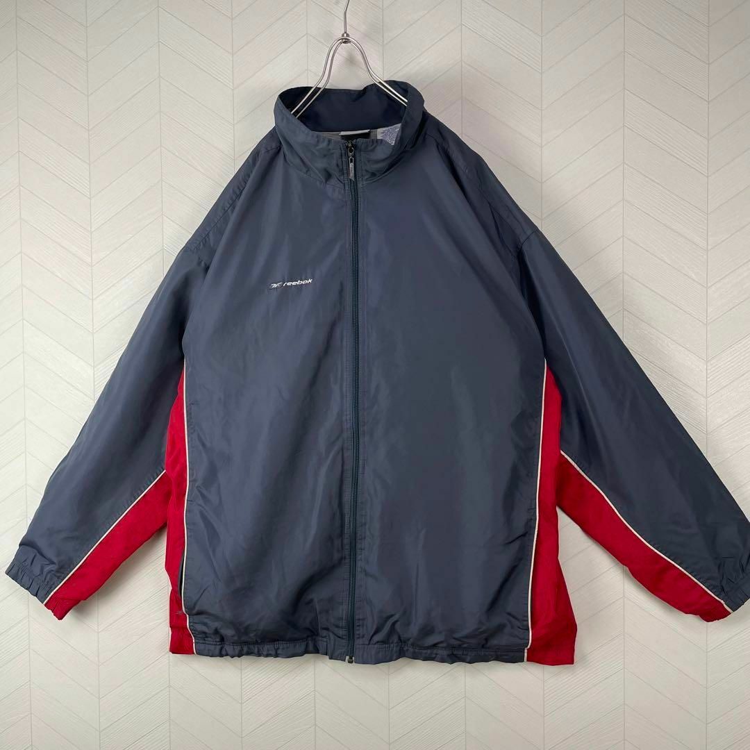 Reebok - USA古着 リーボック ナイロン トラックジャケット ハイネック