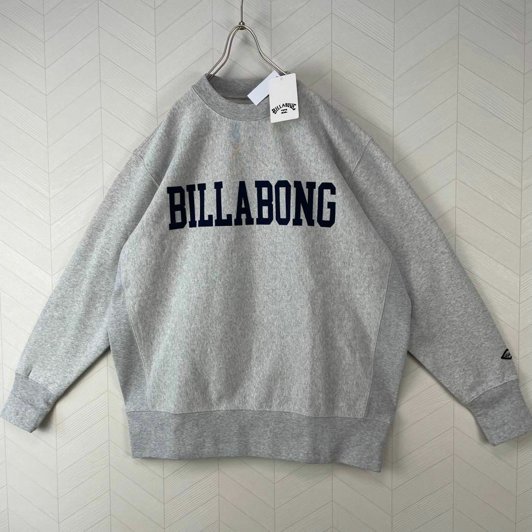 billabong - 完売品 新品 ビラボン トレーナー スウェット グレー M