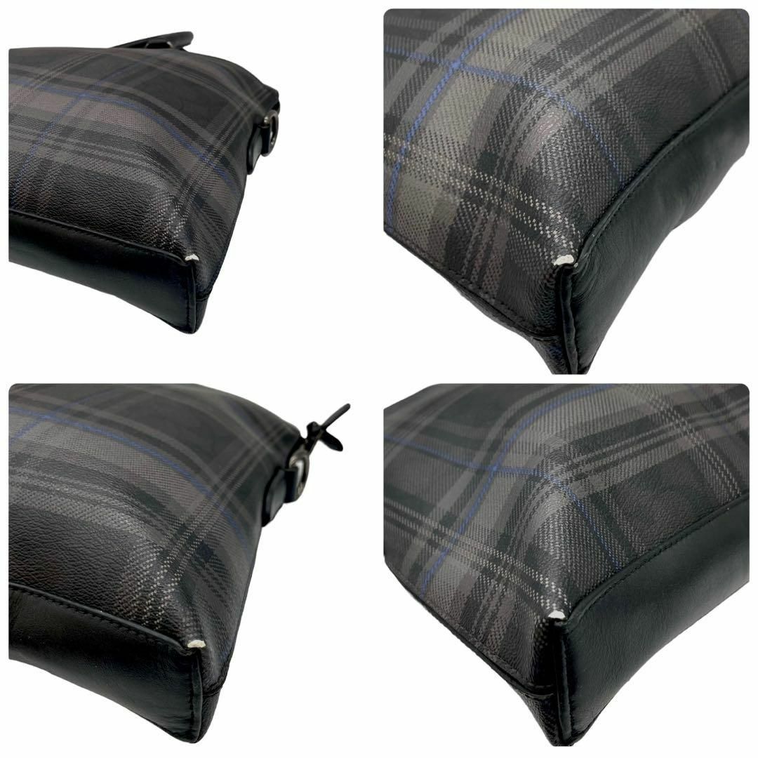 coach コーチ ブリーフケース ビジネスバッグ PVC 2way チェック