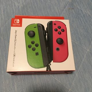 ニンテンドースイッチ(Nintendo Switch)のJOY-CON ネオングリーン、ネオンピンク。(家庭用ゲーム機本体)