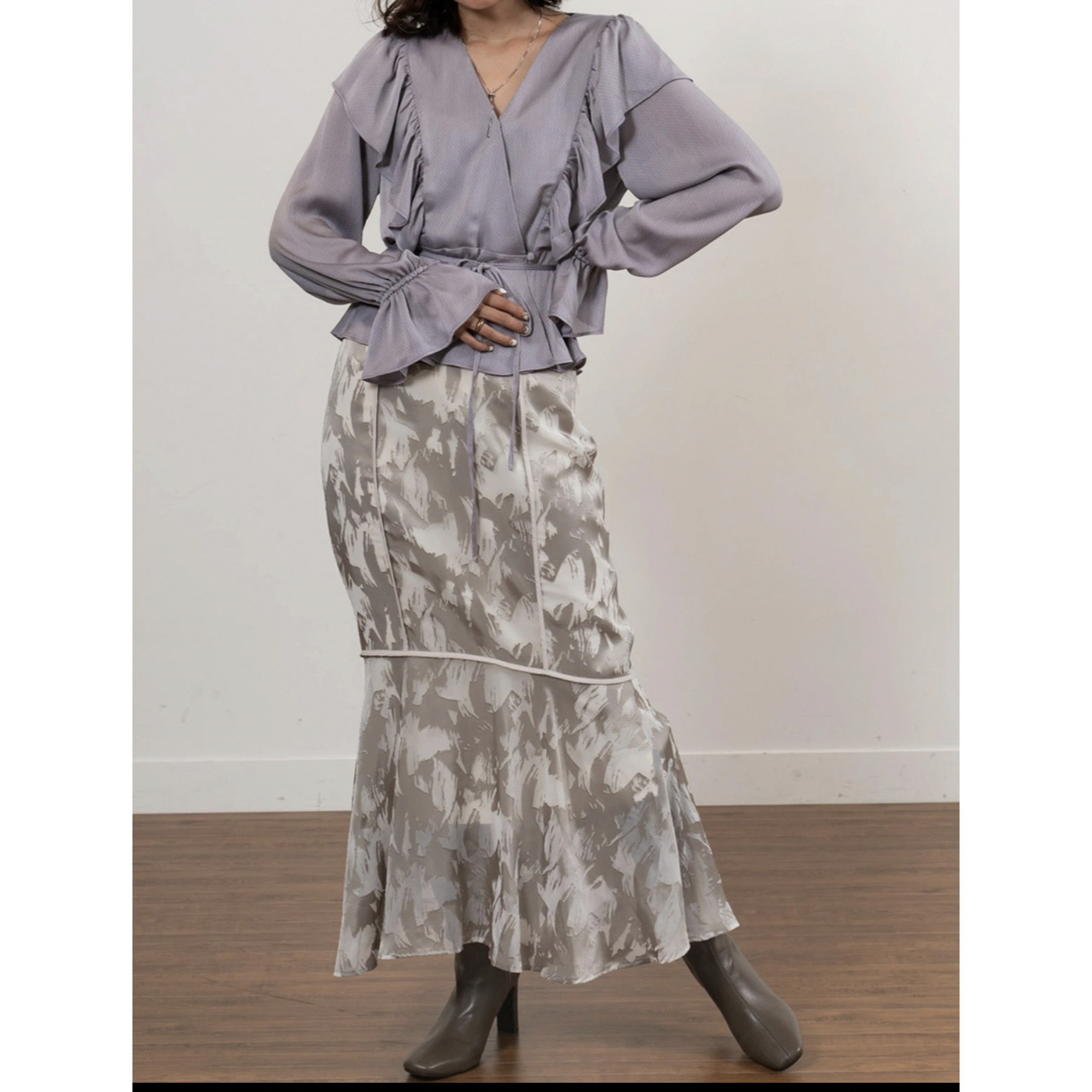 LADY MADE(レディメイド)のLADYMADE オパールパイピングマーメイドスカート レディースのスカート(ロングスカート)の商品写真