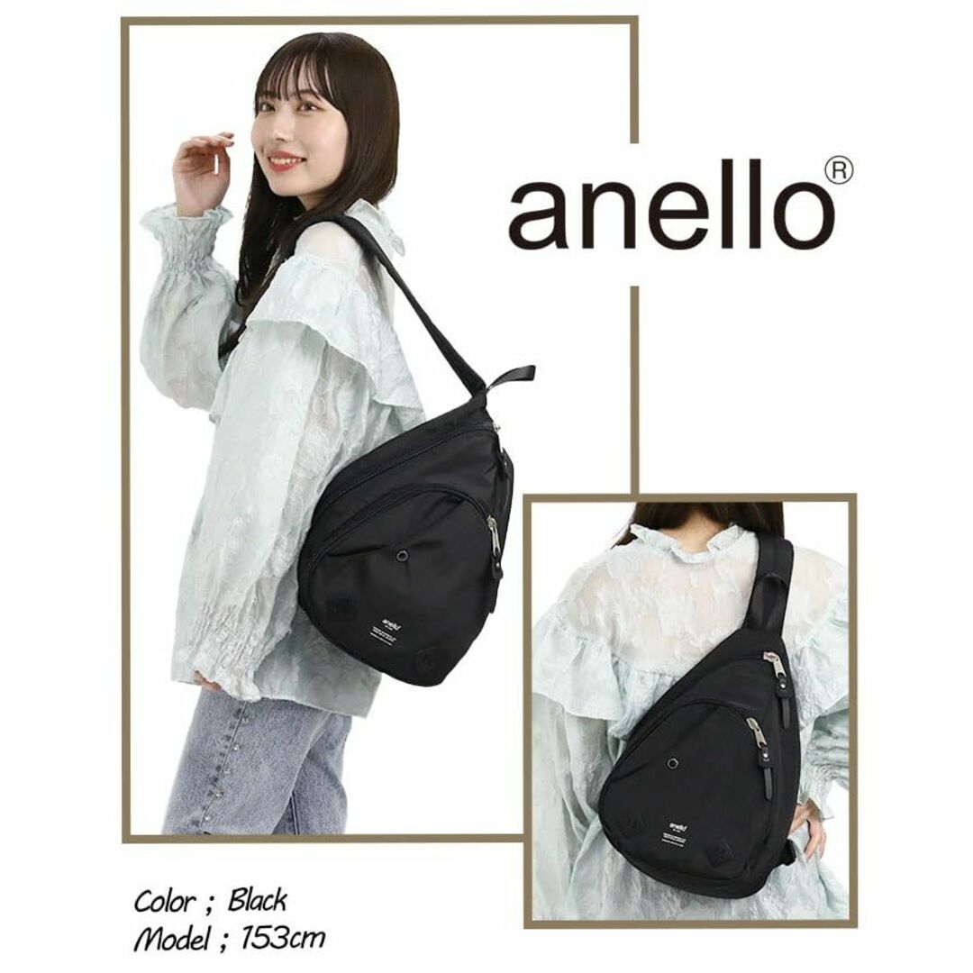 【色: オレンジ】[anello GRANDE] ボディバッグ A5 多収納 M