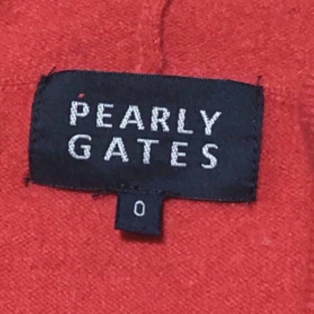 パーリーゲイツ カシミヤ混 ニットパーカ 0/PEARLY GATES ワッペン