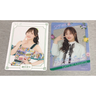 エスケーイーフォーティーエイト(SKE48)のSKE48 鎌田菜月 トレーディングカード セット(アイドルグッズ)