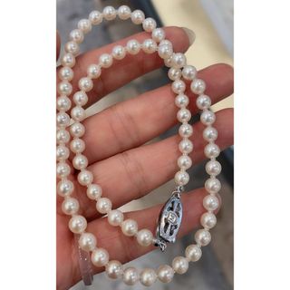 MIKIMOTO ミキモト MIKIMOTO ネックレス パール8ミリ ダイヤモンド