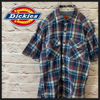 ディッキーズ(Dickies)のDickies Tシャツ　チェックシャツ メンズ　レディース　[ M ](シャツ)