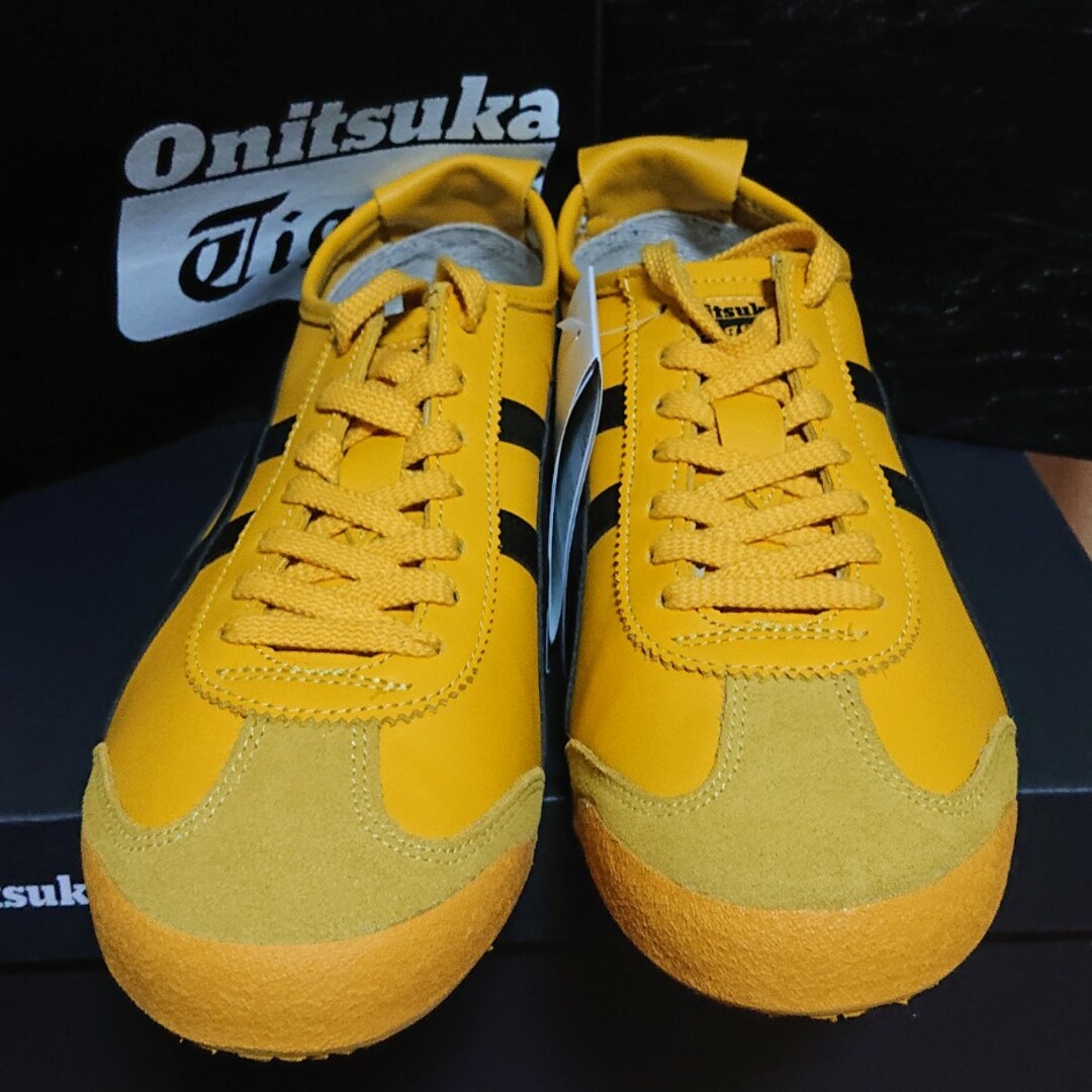 Onitsuka Tiger(オニツカタイガー)の新品 オニツカタイガー 26.5cm 黄 × 黒 メキシコ66 メンズの靴/シューズ(スニーカー)の商品写真